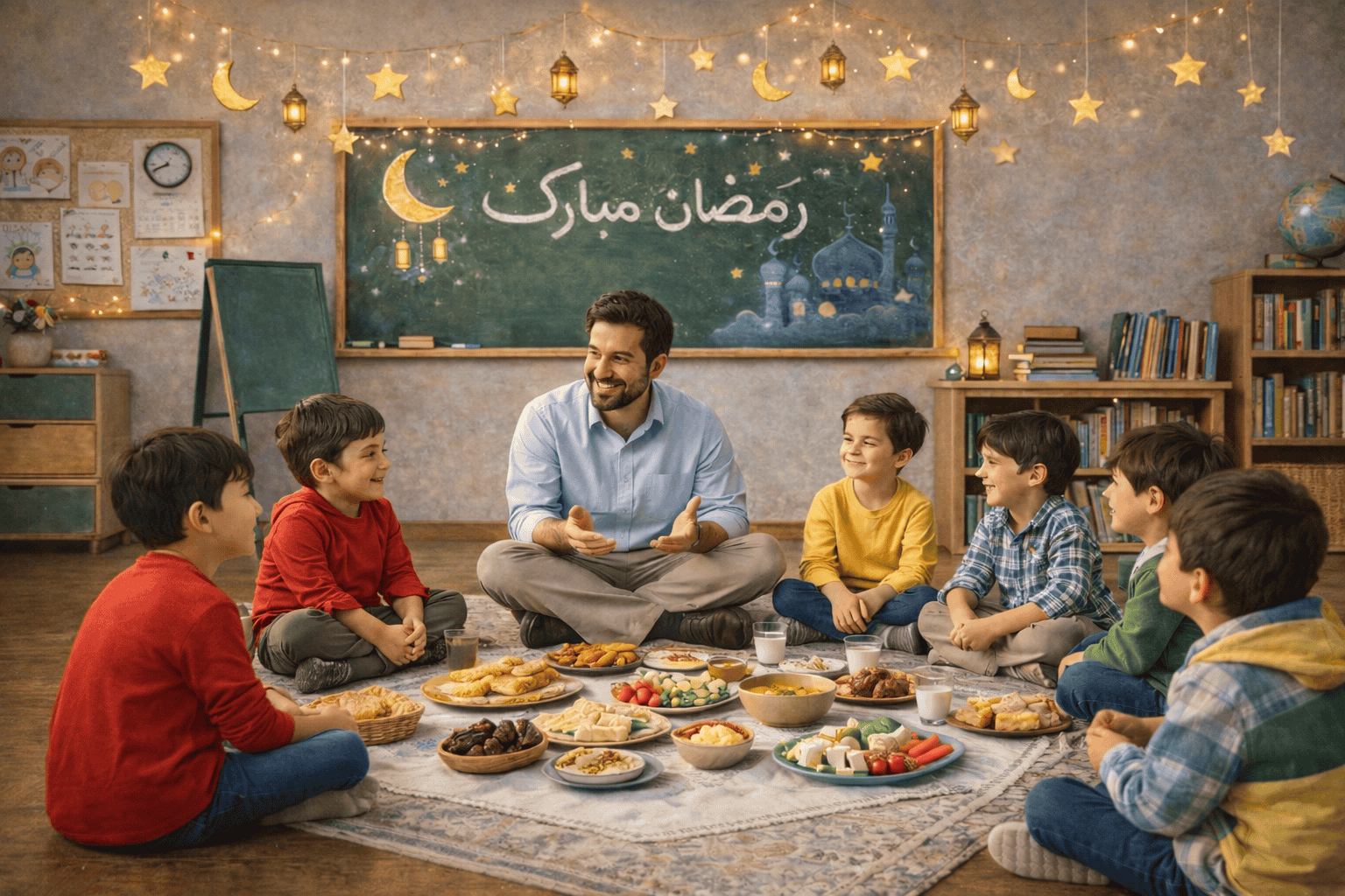 افطار رمضان مدرسه